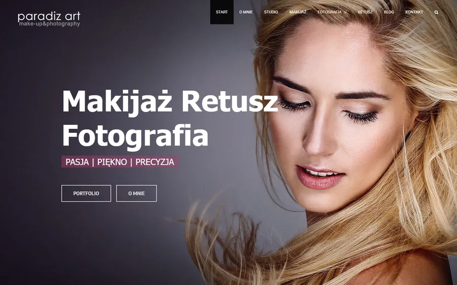Archiwalna strona Paradiz Art — fotografia, makijaż, retusz