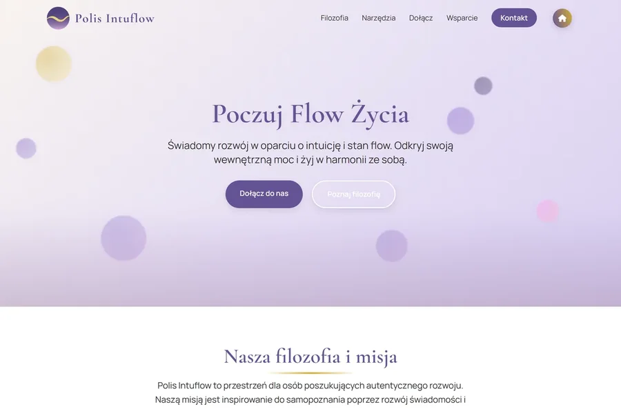 Polis INTUflow — strona wspólnoty
