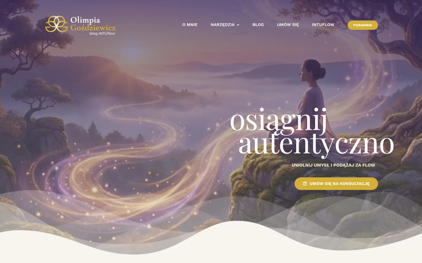 Blog blog.intuflow.pl na komputerze