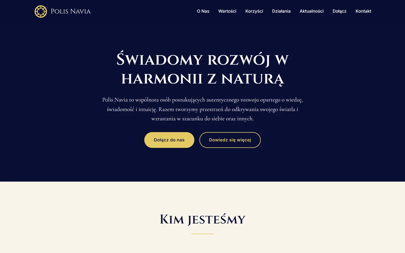 Projekt Polis Navia na komputerze